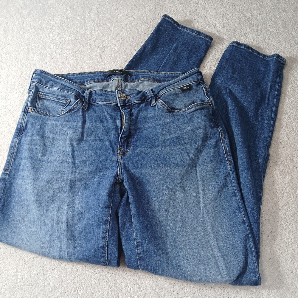 Mavi Jeans Co. Jeans Womens 33x32 Mid Rise Skinny Emma Jeans Blue - Picture 10 of 11